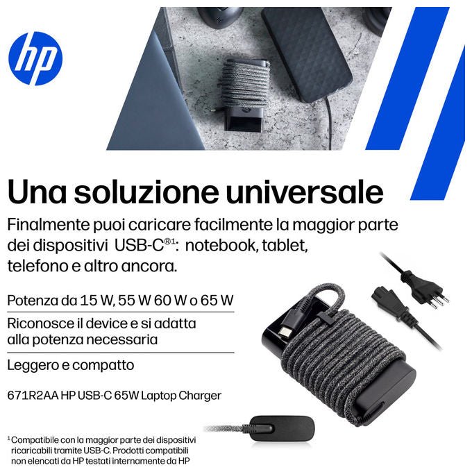 HP D70E4EA AI 15-fd2026nlx Notebook 15.6 Full HD Intel Core Ultra 5 225U 8GB RAM 512GB SSD Windows 11 Home colore Argento