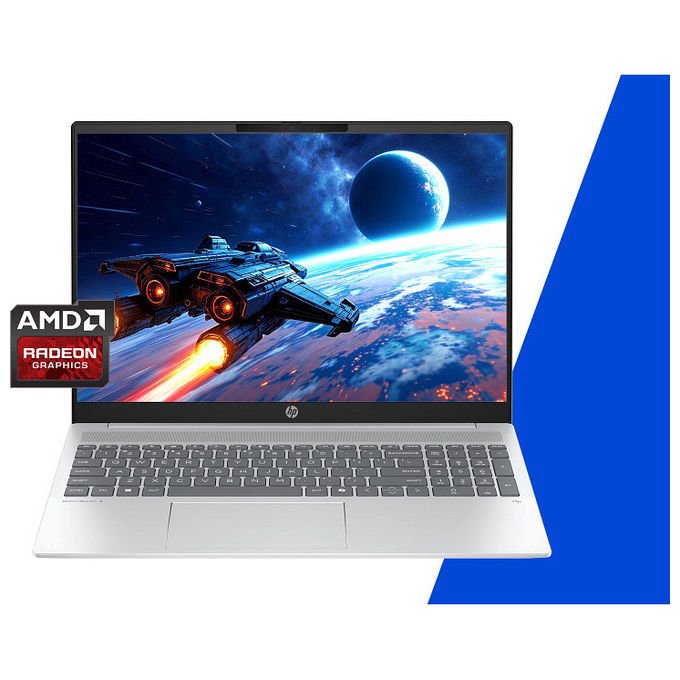 HP D70E7EA OmniBook 5 Laptop 16'' 2K AMD Ryzen AI 5 330 16 GB RAM 512 GB SSD NVMe Wi-Fi 6 Windows 11 Home colore Argento