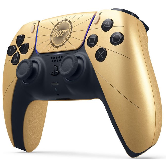 Sony 1000052021 DualSense 007 First Light Limited Edition Controller Wireless PS5 Grilletti Adattivi Feedback Aptico colore Oro