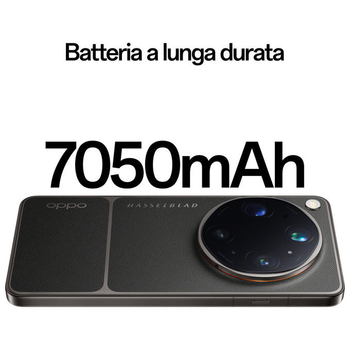 Oppo 110010132482 Find X9 Ultra Smartphone 5G Quad Camera 200MP Display 6.82'' AMOLED 2K 144Hz 16GB 512GB 7050mAh colore Tundra Umber