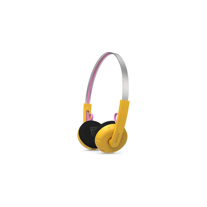 Philips TAMS1YL-00 Moving Sound Cuffie On ear Bluetooth 6 USB C 26 ore autonomia microfono integrato colore Giallo