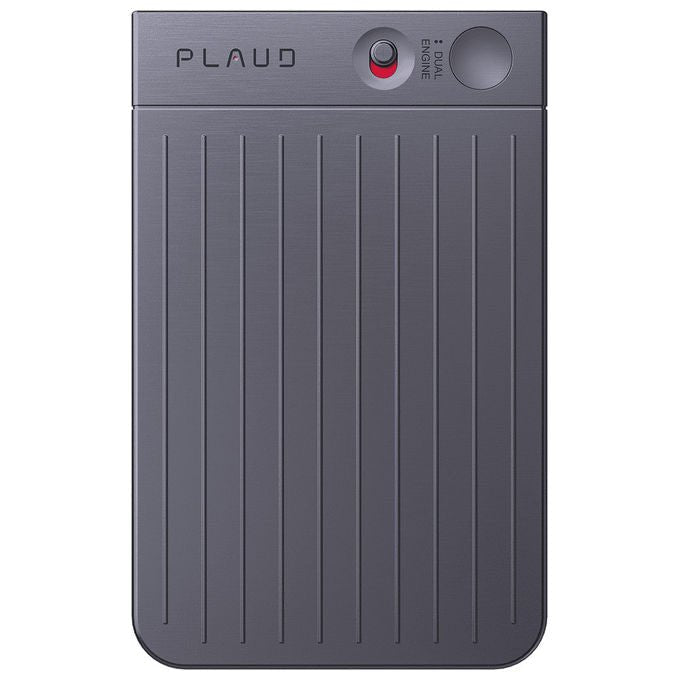 Plaud PLD-64G-BL NOTE Registratore Vocale AI 64 GB 3 Microfoni Trascrizione 112 Lingue ChatGPT 4o 400 mAh colore Nero