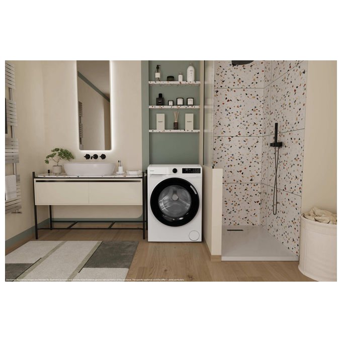 Candy GD 412BL10-S Lavatrice Caricamento Frontale 12 Kg 1400 rpm Classe A Inverter 16 Programmi 72 dB (85x60x61 cm) colore Bianco