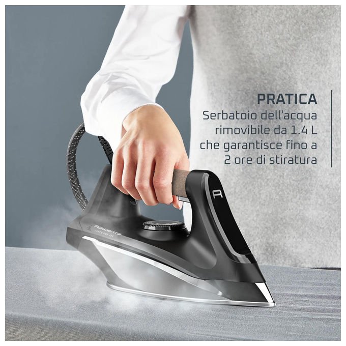 Rowenta VR7444F0 Force Pro 350 Generatore di Vapore 2400 W 230 g-min 6,5 bar 1 L Piastra Durilium Airglide colore Nero Blu