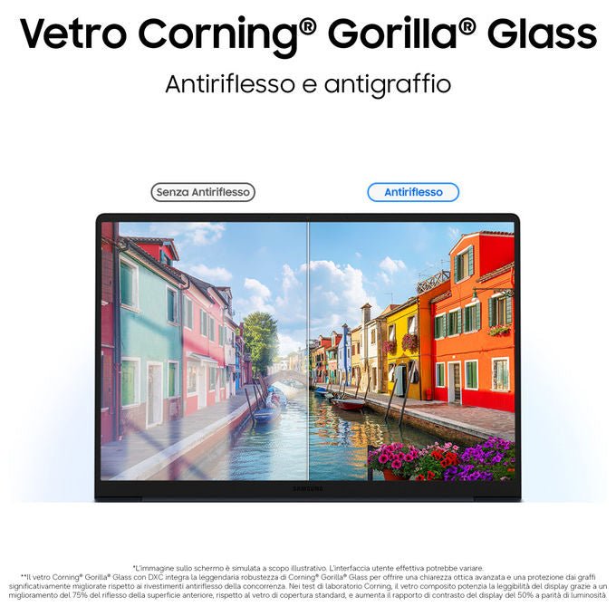 Samsung NP960UJH-XG6IT Galaxy Book6 Ultra Notebook 16'' Intel Core Ultra 7 356H 32GB RAM 1TB SSD NVIDIA GeForce RTX 5060 8GB Windows 11 Home colore Grigio
