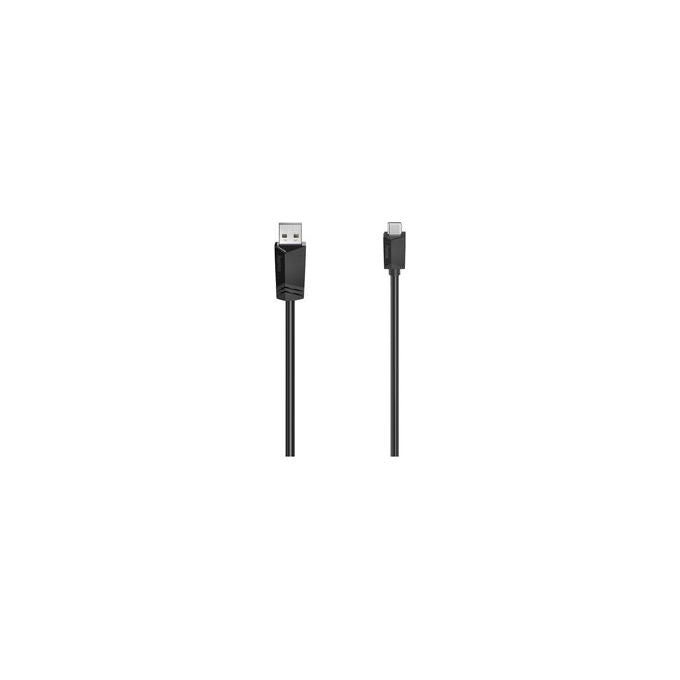 Hama 00200786 Cavo USB-C USB 2.0 480 Mbit-s 3 A 60 W 3 m colore Nero