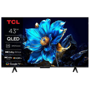 TCL 43T69C T69C Smart TV QLED 43'' 4K Ultra HD Google TV Dolby Vision HDR10+ 60Hz colore Metallico