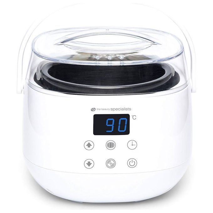 Rio WXHR Scaldacera Professionale 500 ml Display LCD Temperatura Regolabile 80°C 130°C Timer Automatico Vasca Silicone Antiaderente