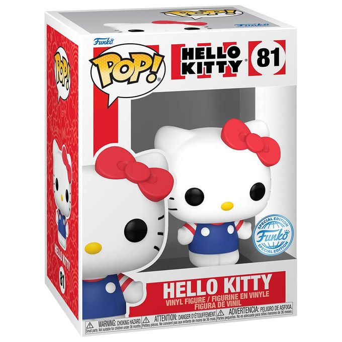 Funko 75287 Pop! Sanrio Figurina da collezione Hello Kitty con Mimmy 81 Esclusiva Chase Vinile 9.5 cm colore Multicolore