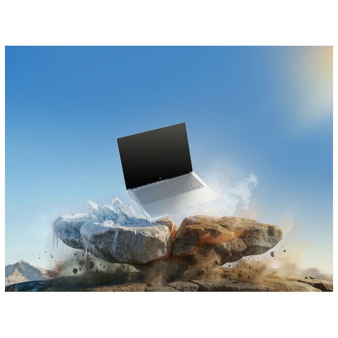 HP D8QD5EA OmniBook X Notebook 14'' Intel Core Ultra 7 356H 16 GB RAM 1 TB SSD OLED 2K Wi-Fi 7 Windows 11 Home colore Blu