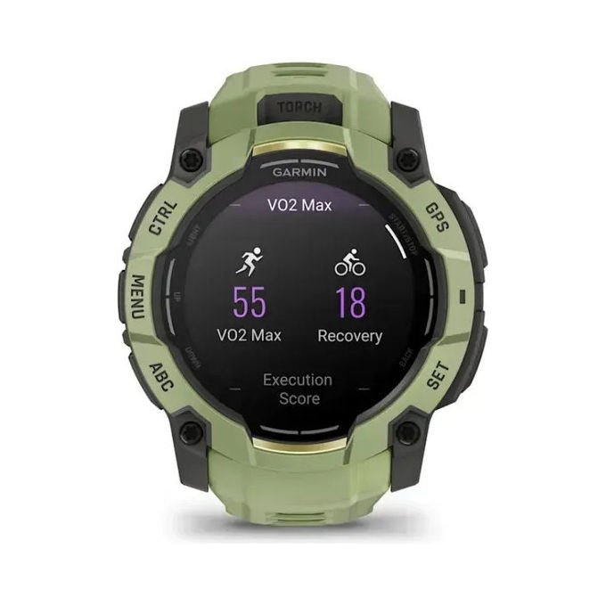 Garmin 010-03020-02 Instinct 3 Smartwatch AMOLED 50 mm GPS 4 GB autonomia 24 giorni resistente 10 ATM colore Verde