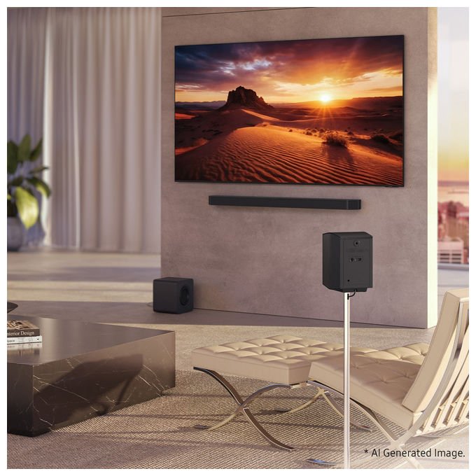 Samsung HW-Q990H-XC Soundbar 11.1.4 canali 756W Dolby Atmos Wireless Q-Symphony Bluetooth 5.3 HDMI eARC colore Nero