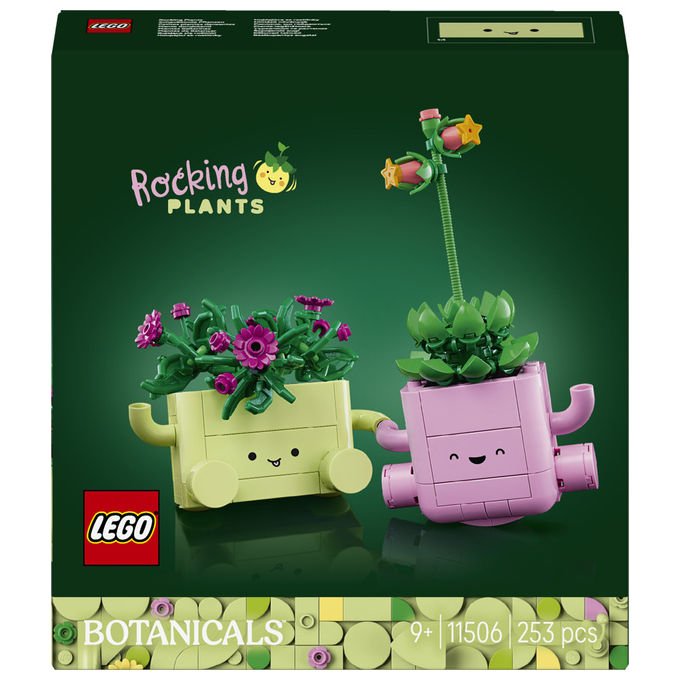 Lego 11506 Botanicals Set da costruzione Piante Dondolanti 253 pezzi eta' 9+ colore Multicolore
