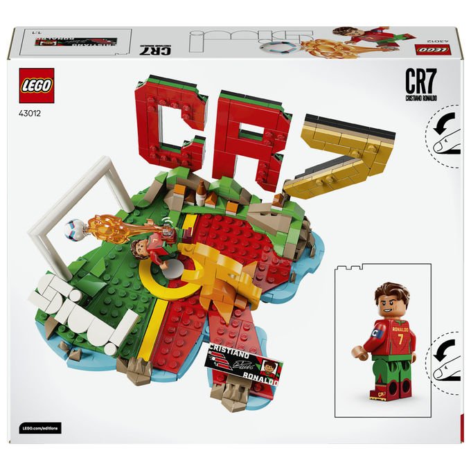 Lego 43012 Editions Cristiano Ronaldo Highlights Calcistici Set da Costruzione 490 Pezzi con Minifigure 10+ Anni