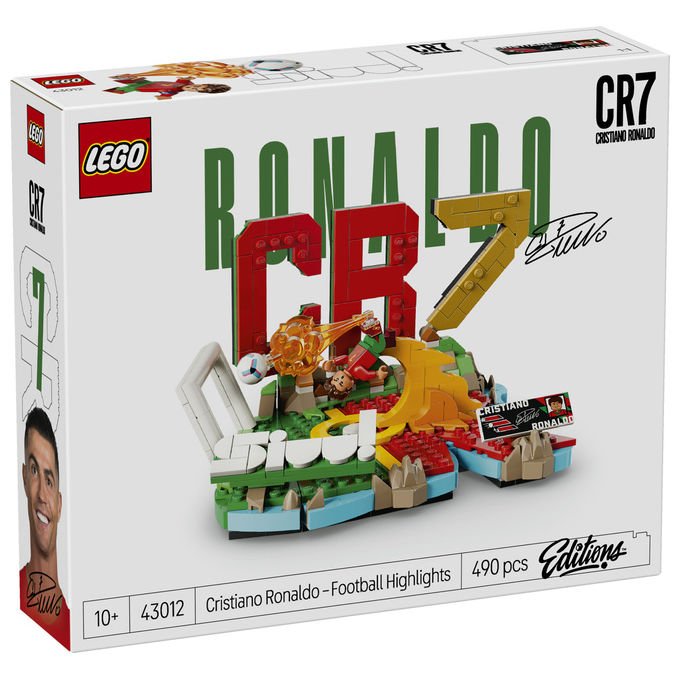 Lego 43012 Editions Cristiano Ronaldo Highlights Calcistici Set da Costruzione 490 Pezzi con Minifigure 10+ Anni