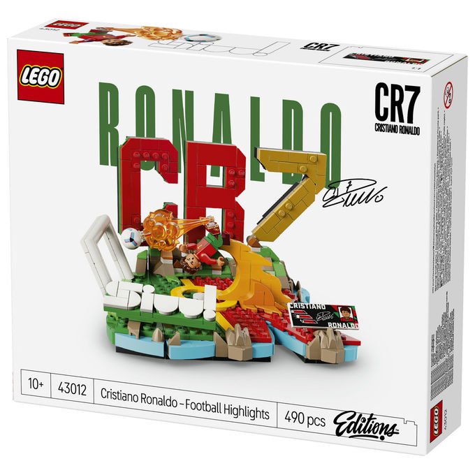 Lego 43012 Editions Cristiano Ronaldo Highlights Calcistici Set da Costruzione 490 Pezzi con Minifigure 10+ Anni