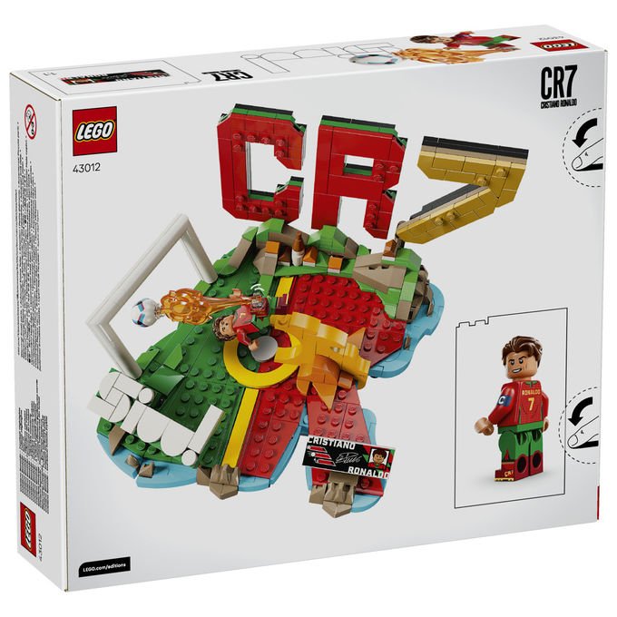 Lego 43012 Editions Cristiano Ronaldo Highlights Calcistici Set da Costruzione 490 Pezzi con Minifigure 10+ Anni