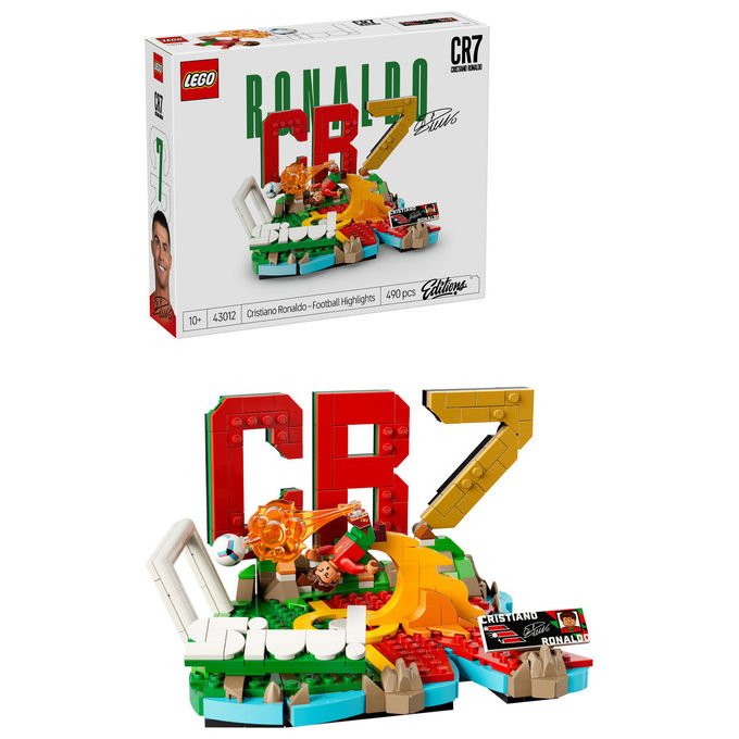 Lego 43012 Editions Cristiano Ronaldo Highlights Calcistici Set da Costruzione 490 Pezzi con Minifigure 10+ Anni