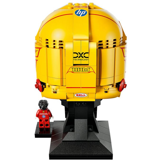 Lego 43022 Editions Casco di Lewis Hamilton Scuderia Ferrari HP 884 pezzi con Minifigure F1 da Collezione colore Multicolore