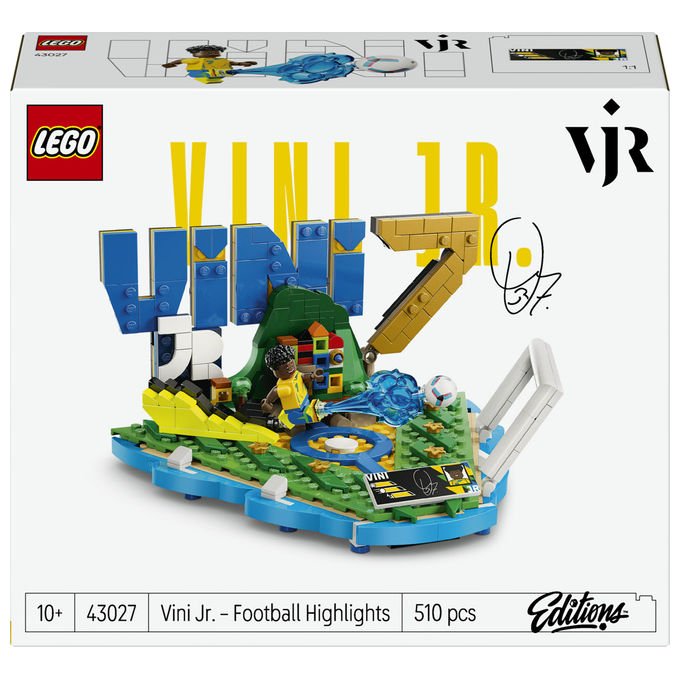 Lego 43027 Editions Set da costruzione Vini Jr Highlights Calcistici 510 pezzi Minifigure Collezionabile