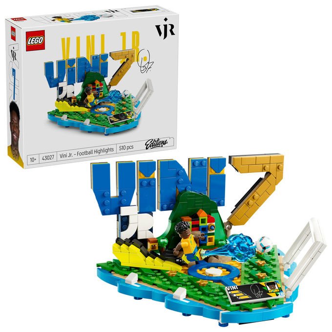 Lego 43027 Editions Set da costruzione Vini Jr Highlights Calcistici 510 pezzi Minifigure Collezionabile