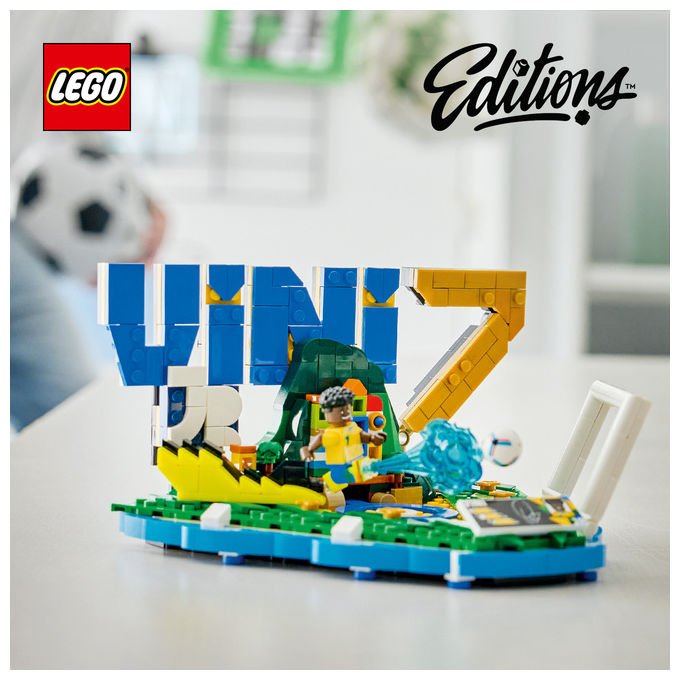 Lego 43027 Editions Set da costruzione Vini Jr Highlights Calcistici 510 pezzi Minifigure Collezionabile