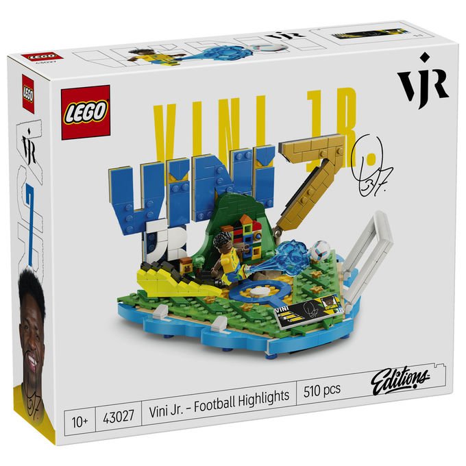 Lego 43027 Editions Set da costruzione Vini Jr Highlights Calcistici 510 pezzi Minifigure Collezionabile