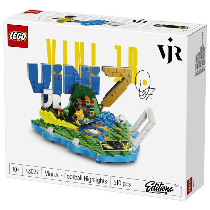 Lego 43027 Editions Set da costruzione Vini Jr Highlights Calcistici 510 pezzi Minifigure Collezionabile
