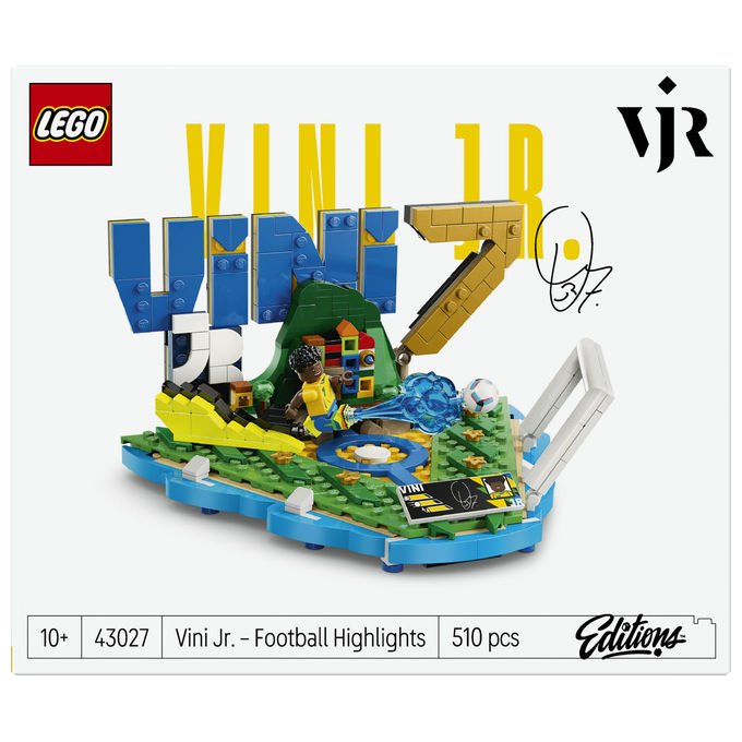 Lego 43027 Editions Set da costruzione Vini Jr Highlights Calcistici 510 pezzi Minifigure Collezionabile
