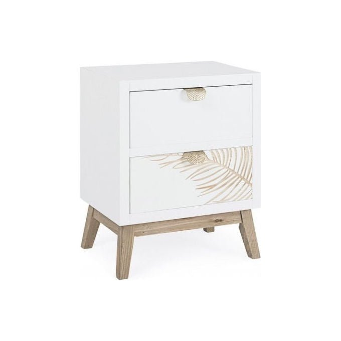 Tvilum 89091HLHL Nova Comodino 2 Cassetti Truciolare 40x48x34 cm colore Jackson Hickory