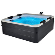 Mspa FOS063WAP Oslo Aero Plus Spa Idromassaggio Rigida Smart WiFi 6 posti Quadrata colore Marrone