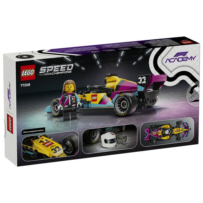 Lego 77258 Speed Champions Auto da Corsa F1 Academy con Minifigure Pilota 201 pezzi eta' 10+