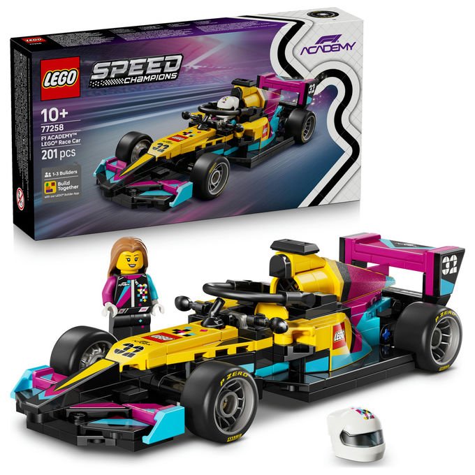 Lego 77258 Speed Champions Auto da Corsa F1 Academy con Minifigure Pilota 201 pezzi eta' 10+