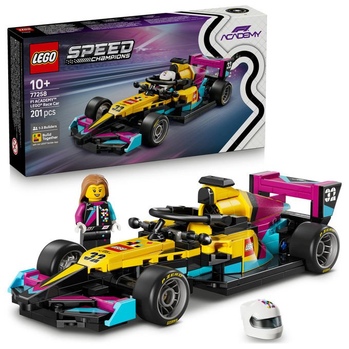 Lego 77258 Speed Champions Auto da Corsa F1 Academy con Minifigure Pilota 201 pezzi eta' 10+