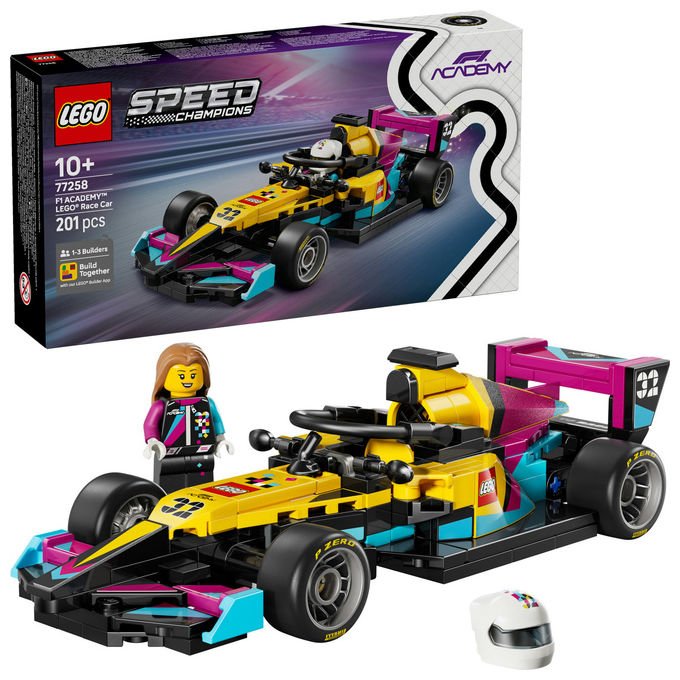Lego 77258 Speed Champions Auto da Corsa F1 Academy con Minifigure Pilota 201 pezzi eta' 10+