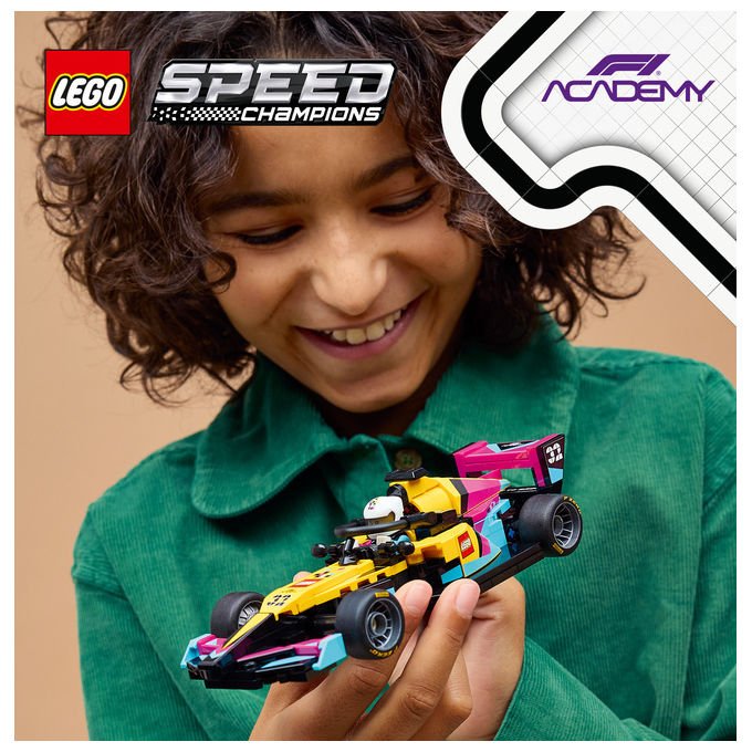 Lego 77258 Speed Champions Auto da Corsa F1 Academy con Minifigure Pilota 201 pezzi eta' 10+