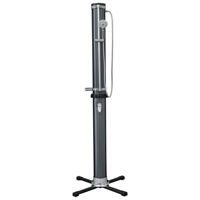 Bestway 58696 SolarFlow Doccia Solare da Esterno 35 L con Miscelatore Soffione Regolabile e Portaoggetti colore Nero