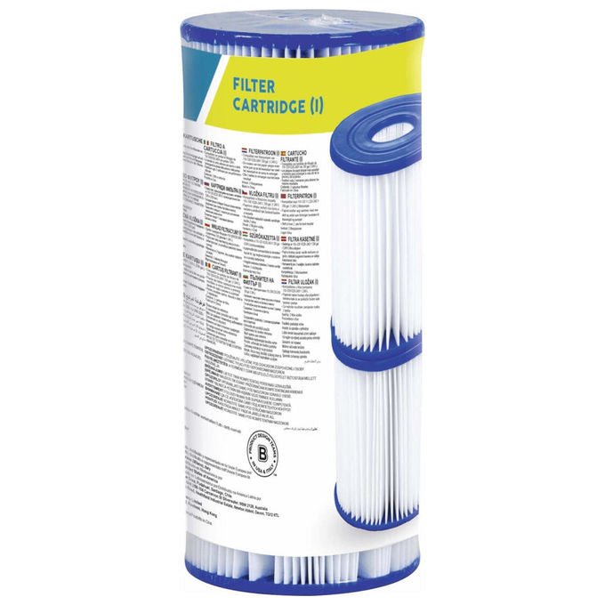 Bestway 58093 Flowclear Cartuccia filtrante Tipo I per pompe 1249 l-h 2 pz colore Bianco Blu