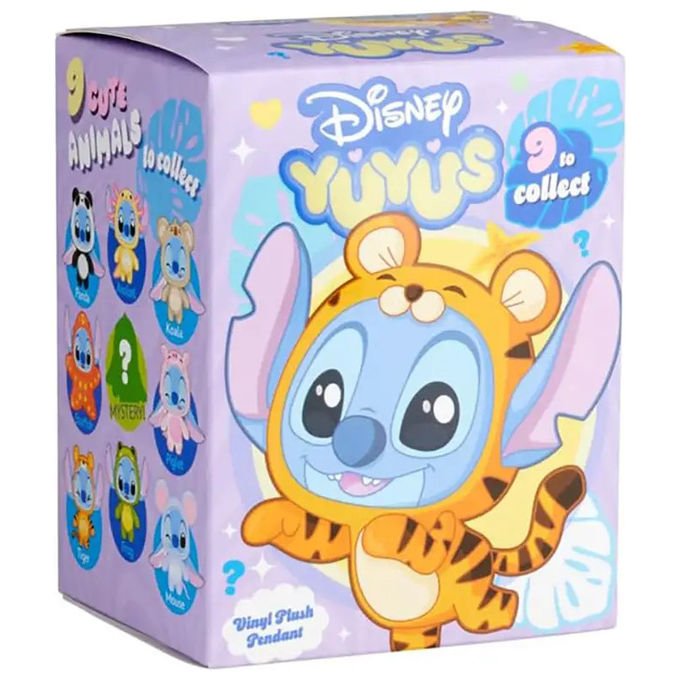 Simba 6315870778 Disney YuYus Stitch Personaggio Moschettone Blind Box 12 cm 8 Soggetti Assortiti