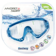 Bestway 22044 Hydro-Swim Tiger Beach Maschera da Snorkeling Lente Policarbonato Protezione UV Fascia Regolabile colore Multicolore