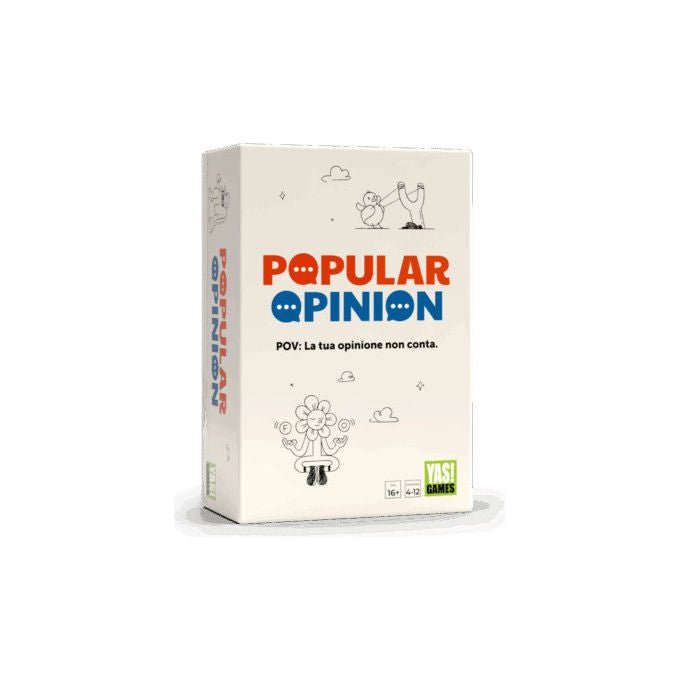 Yas Games 21197406 Popular Opinion Gioco da Tavolo Party Game 200+ Carte 4-12 Giocatori 16+