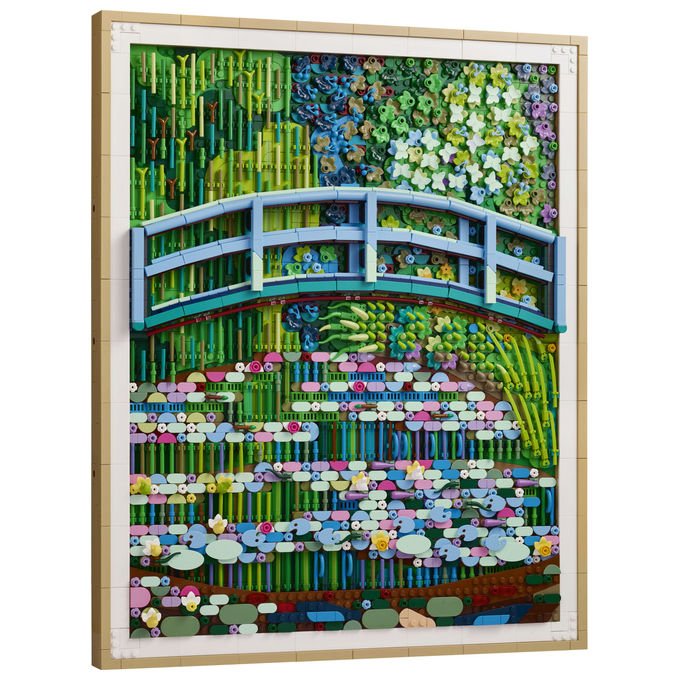 Lego 31220 ART Set da Costruzione Claude Monet Lo Stagno delle Ninfee Decorazione da Parete 3179 pezzi per Adulti colore Multicolore