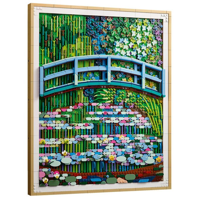 Lego 31220 ART Set da Costruzione Claude Monet Lo Stagno delle Ninfee Decorazione da Parete 3179 pezzi per Adulti colore Multicolore