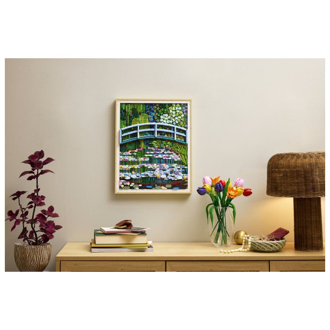 Lego 31220 ART Set da Costruzione Claude Monet Lo Stagno delle Ninfee Decorazione da Parete 3179 pezzi per Adulti colore Multicolore