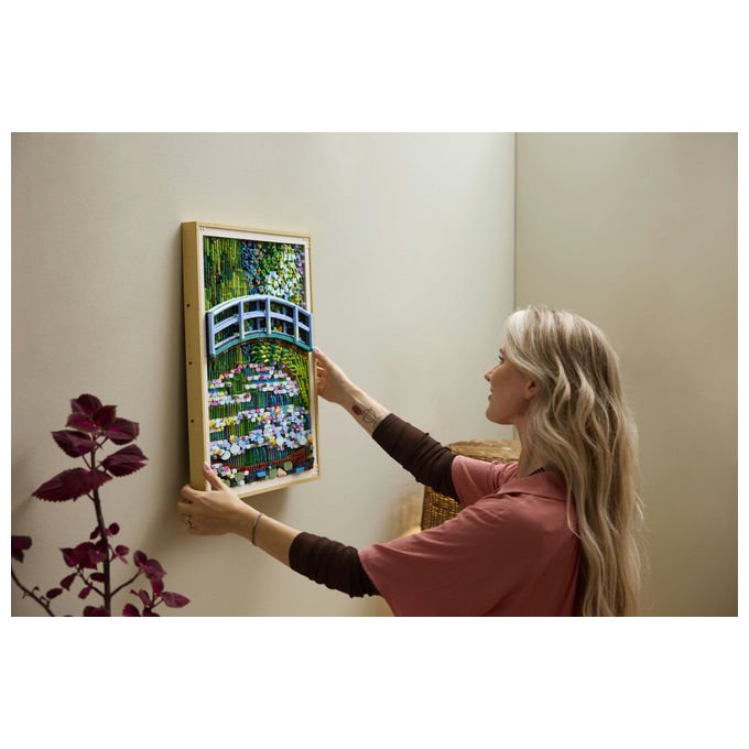 Lego 31220 ART Set da Costruzione Claude Monet Lo Stagno delle Ninfee Decorazione da Parete 3179 pezzi per Adulti colore Multicolore