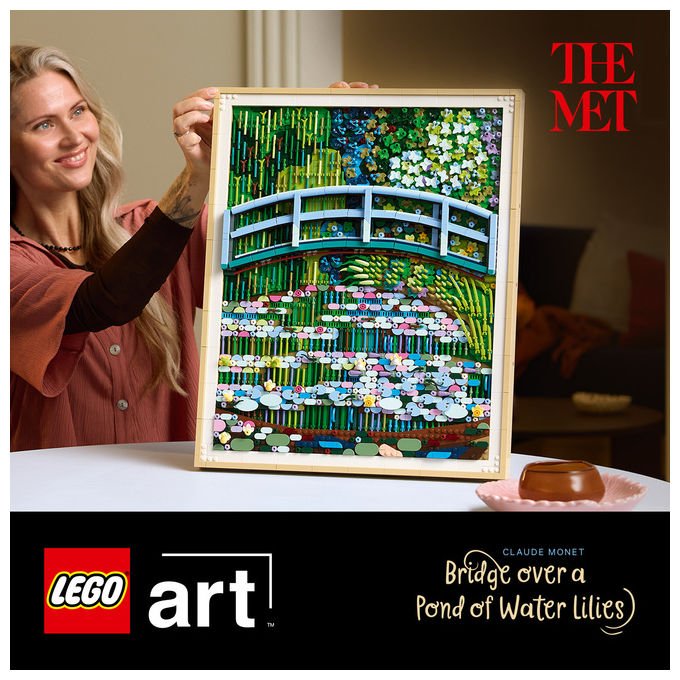Lego 31220 ART Set da Costruzione Claude Monet Lo Stagno delle Ninfee Decorazione da Parete 3179 pezzi per Adulti colore Multicolore
