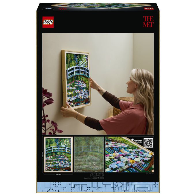 Lego 31220 ART Set da Costruzione Claude Monet Lo Stagno delle Ninfee Decorazione da Parete 3179 pezzi per Adulti colore Multicolore