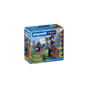 Playmobil 72118 Knights Comandante dei Cavalieri del Drago Set di Gioco 25 pezzi 2 Personaggi 1 Cavallo dai 4 anni