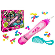 Globo 41075 Crea Trecce con Perline Kit Creativo Playset per Bambine 5+ anni