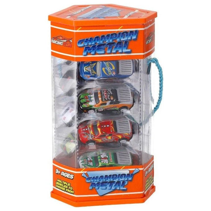 Globo 42860 Auto in Metallo Retrocarica Scala 1:64 12 Pezzi Assortiti 3+ anni